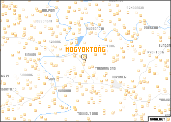 map of Mogyok-tong