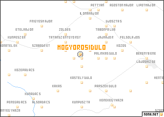 map of Mogyorósidůlő