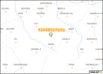 map of Mohaboundou