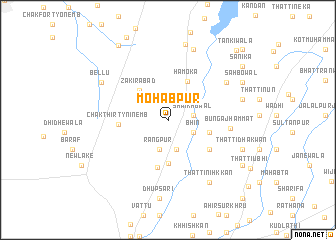 map of Mohābpur