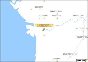 map of Mohakenda