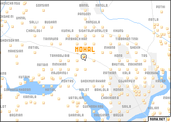 map of Mohāl