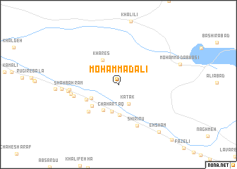 map of Moḩammad ‘Alī