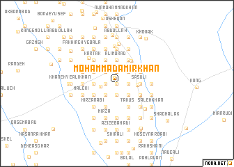 map of Moḩammad Amīr Khān