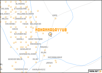 map of Moẖammad Ayyūb