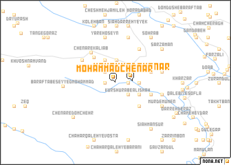 map of Moḩammad Chenār