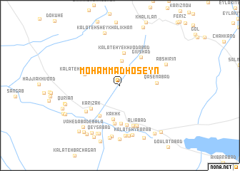 map of Moḩammad Ḩoseyn