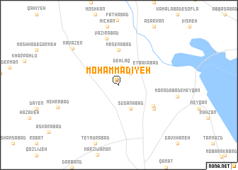 map of Moḩammadīyeh