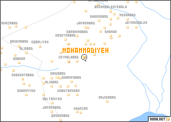 map of Moḩammadīyeh