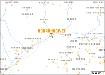 map of Moḩammadīyeh