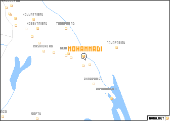 map of Moḩammadī