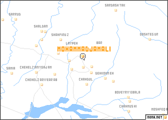 map of Moḩammad Jamālī