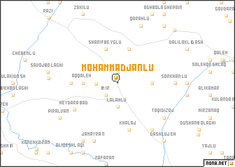 map of Moḩammad Jānlū