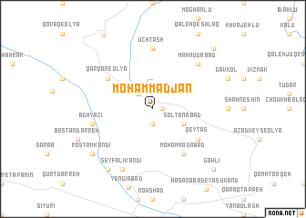 map of Moḩammad Jān