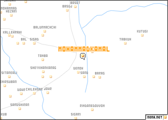 map of Moḩammad Kamāl