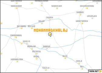 map of Moḩammad Khalaj