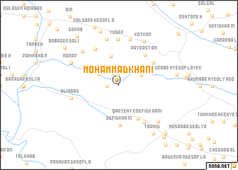 map of Moḩammad Khānī