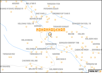 map of Moḩammad Khān