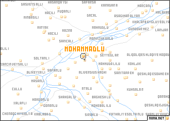 map of Moḩammadlū