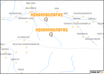 map of Moḩammad Nafas