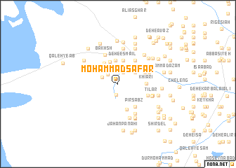 map of Moḩammad Şafar