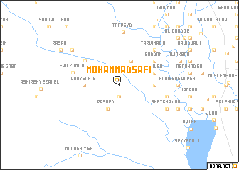 map of Moḩammad Şāfī