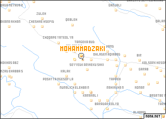 map of Moḩammad Zakī