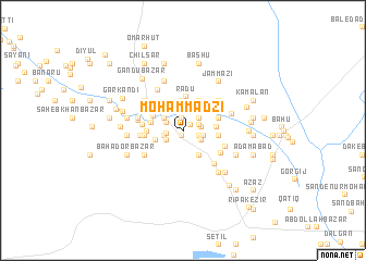 map of Moḩammadzī