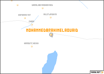 map of Mohammed Brahim el Aouaïd