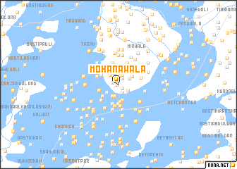 map of Mohănawāla