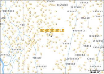 map of Mohānāwāla