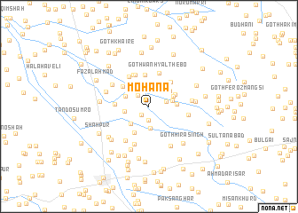 map of Mohāna