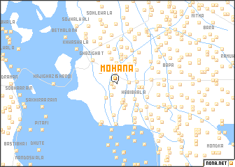 map of Mohāna