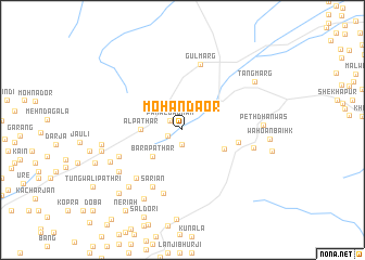 map of Mohandaor