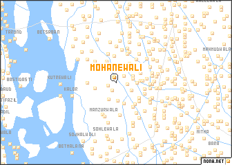 map of Mohānewāli