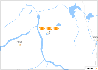map of Mohangarh