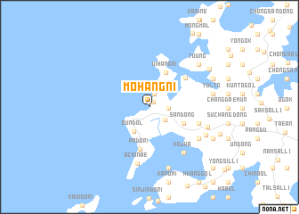 map of Mohang-ni