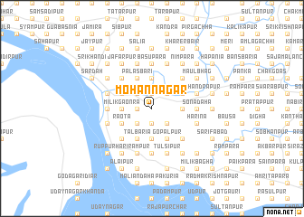 map of Mohannagar