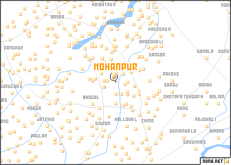 map of Mohānpur