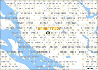 map of Mohan Tepri