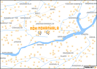 map of Mohanwāla