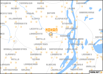 map of Mohán