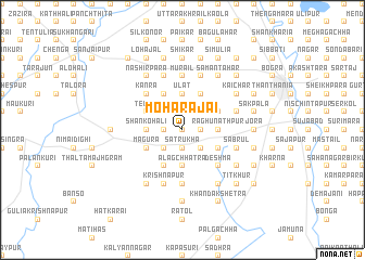 map of Mohārājāi