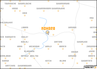 map of Mohara