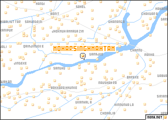 map of Mohar Singh Mahtam