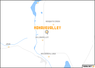 map of Mohave Valley