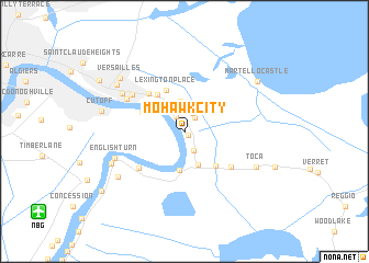 map of Mohawk City