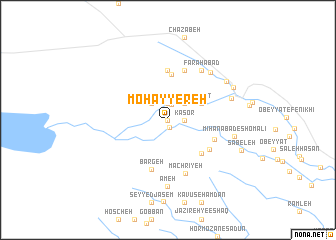 map of Moḩayyereh