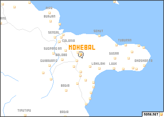 map of Mohebal