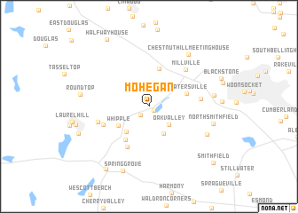 map of Mohegan